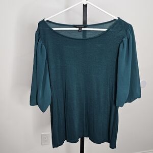 Teal Long Sleeve Top